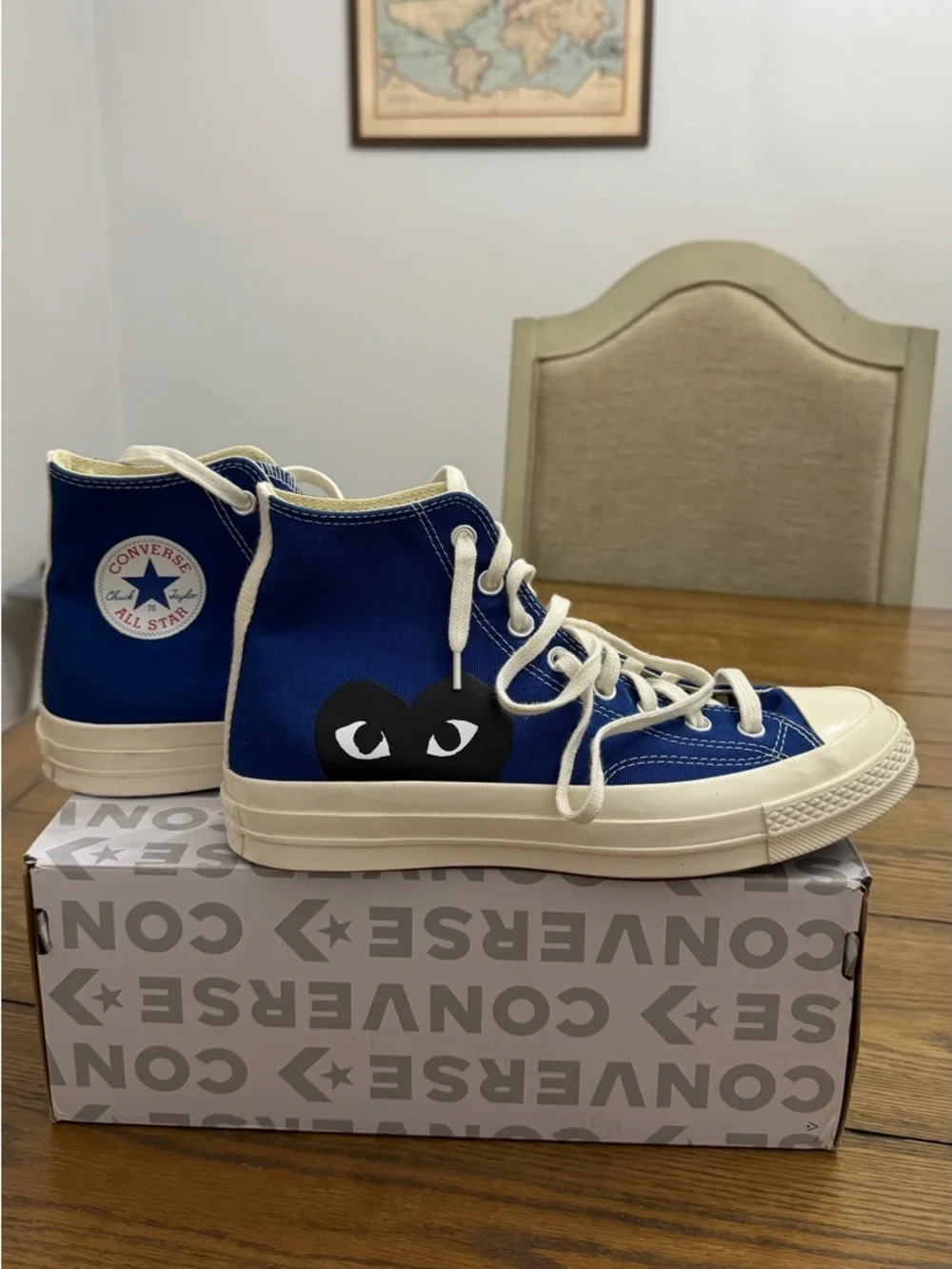 CdG PLAY x Converse Women's Chuck Taylor All Star Peek-A-Boo High-Top Sneakers